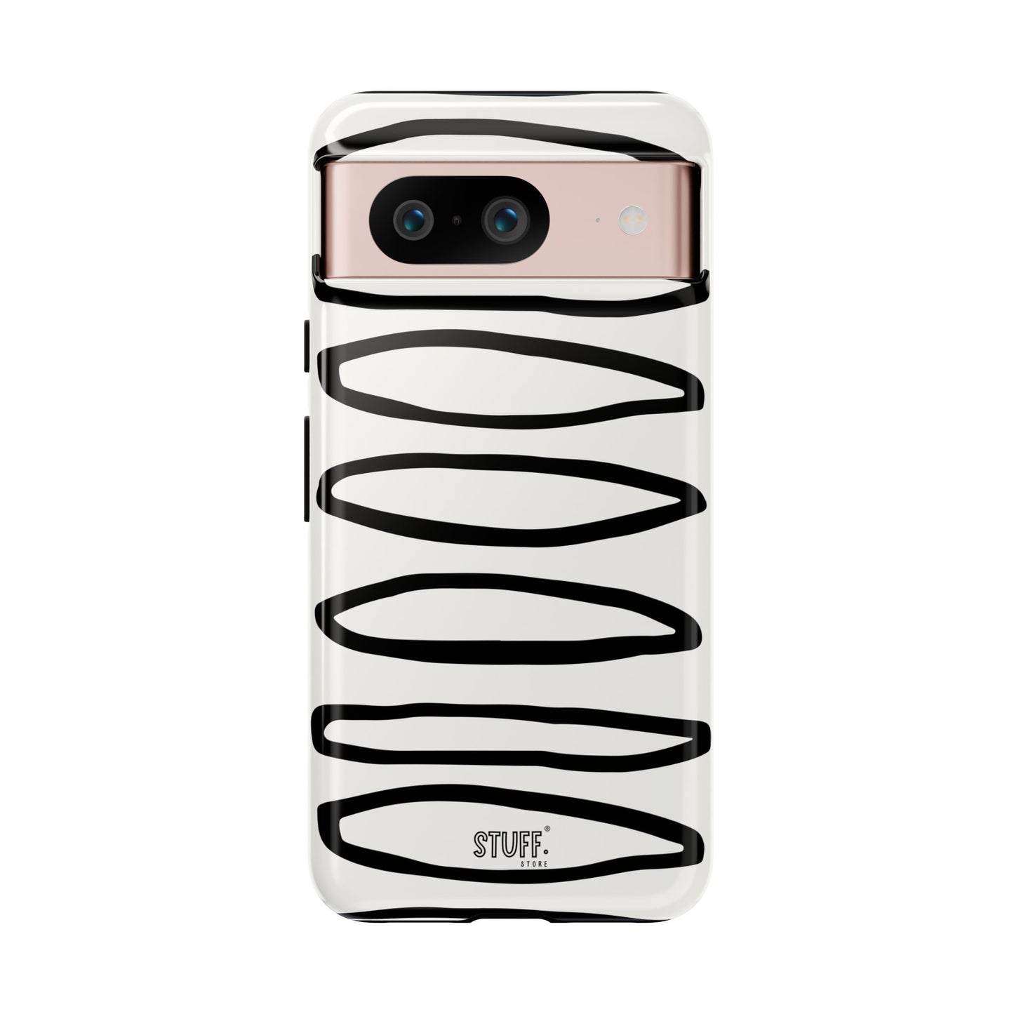 Loopy Case | Coque résistante double protection - Motif cercles abstraits