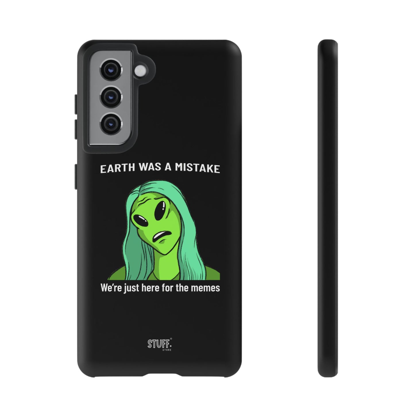 Meme Liking Alien Case | Coque résistante double protection pour les amateurs de Pop Culture