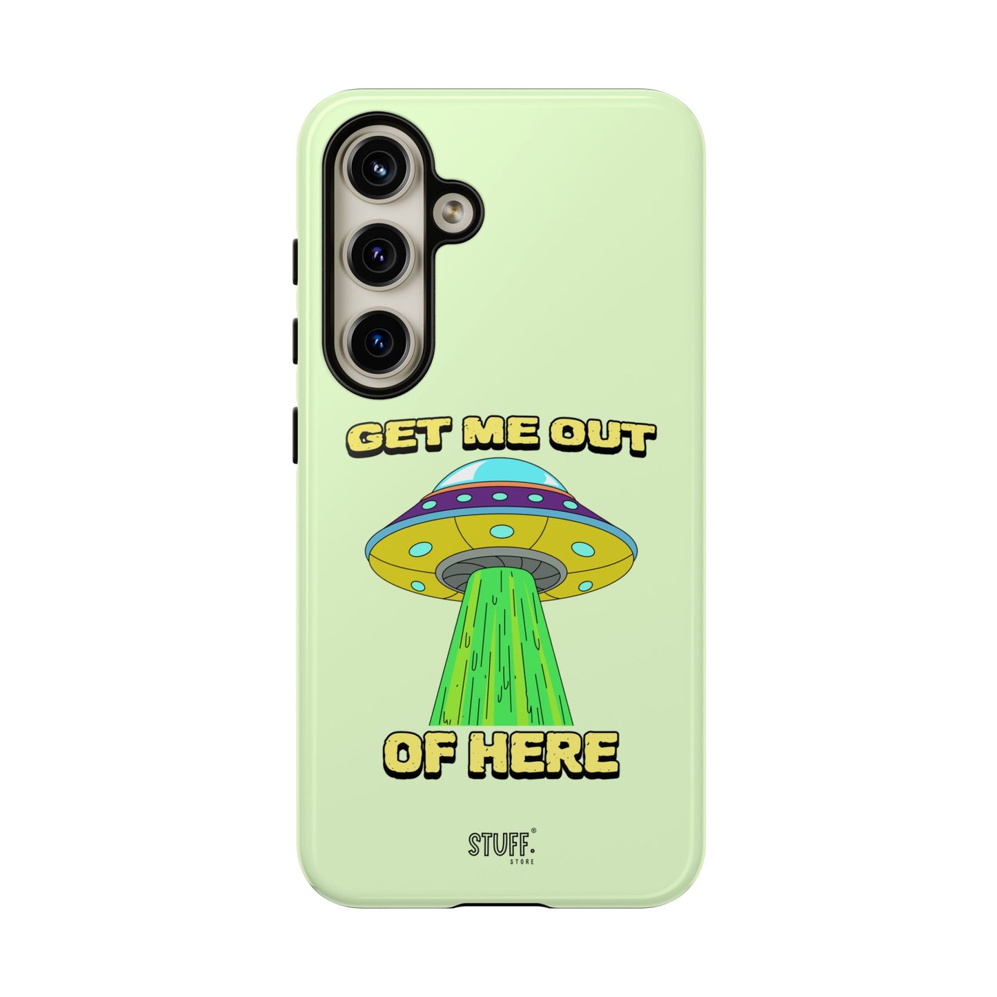 Get Me Out of Here | Coque résistante anti-choc — Vert Menthe