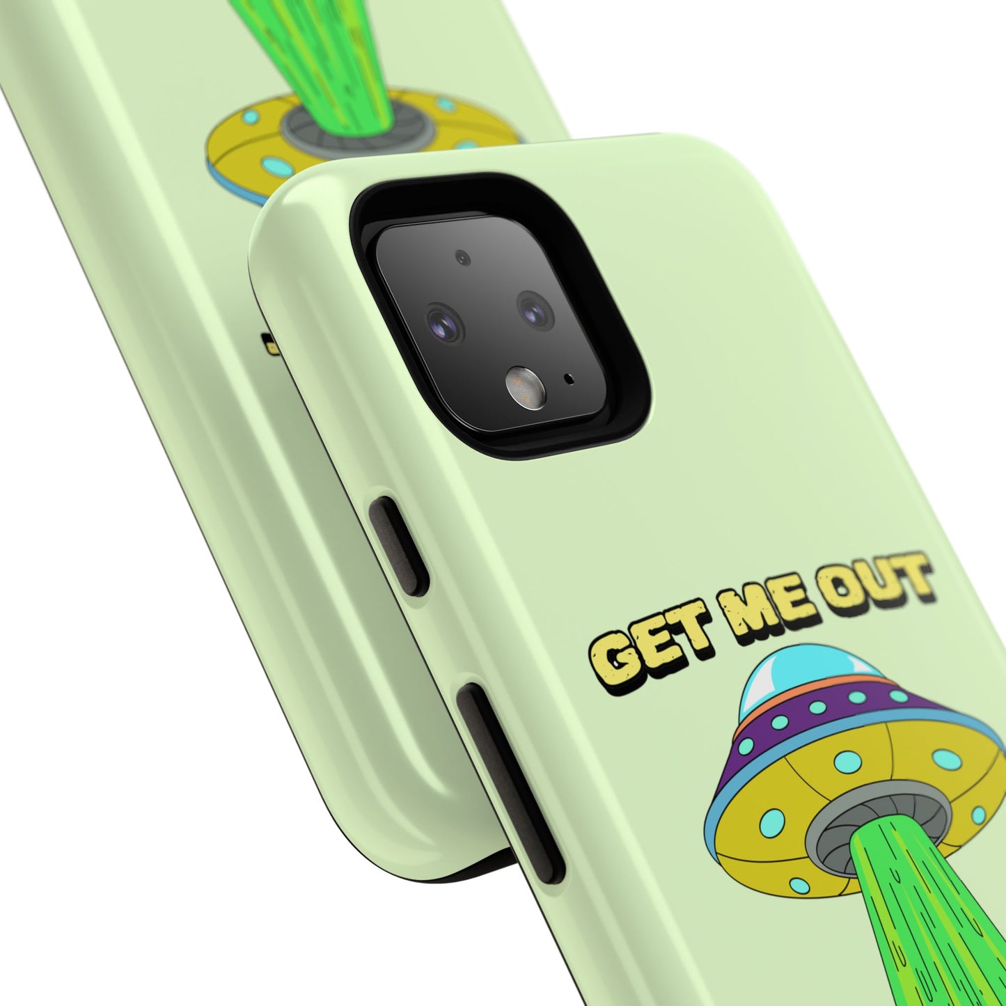 Get Me Out of Here | Coque résistante anti-choc — Vert Menthe