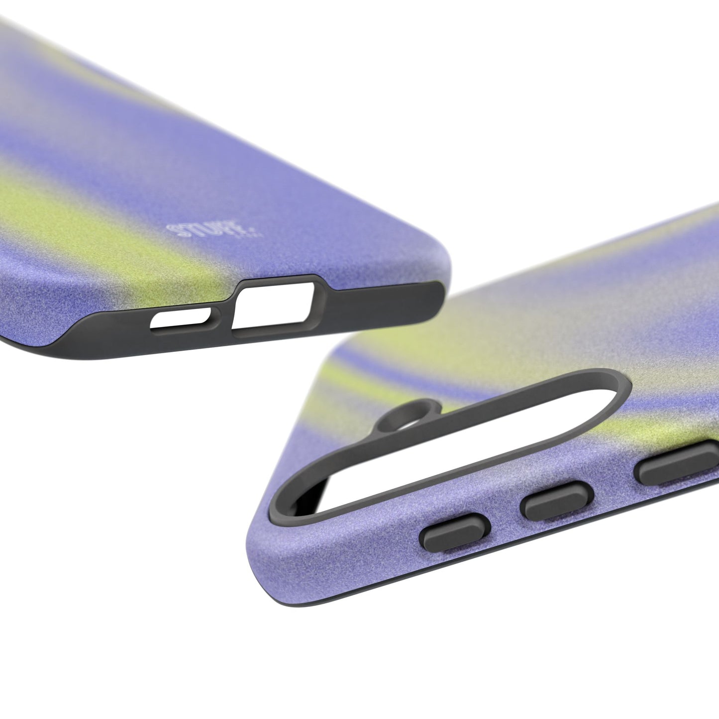 Vibrant Case | Coque résistante double protection anti-choc - Violet & Jaune