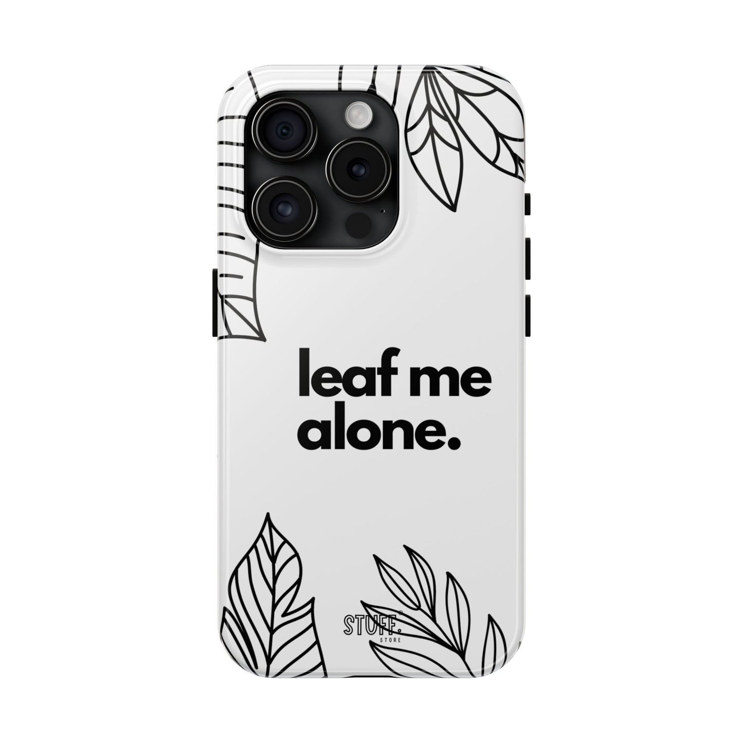 Leaf Me Case | Coque résistante double protection avec design minimaliste