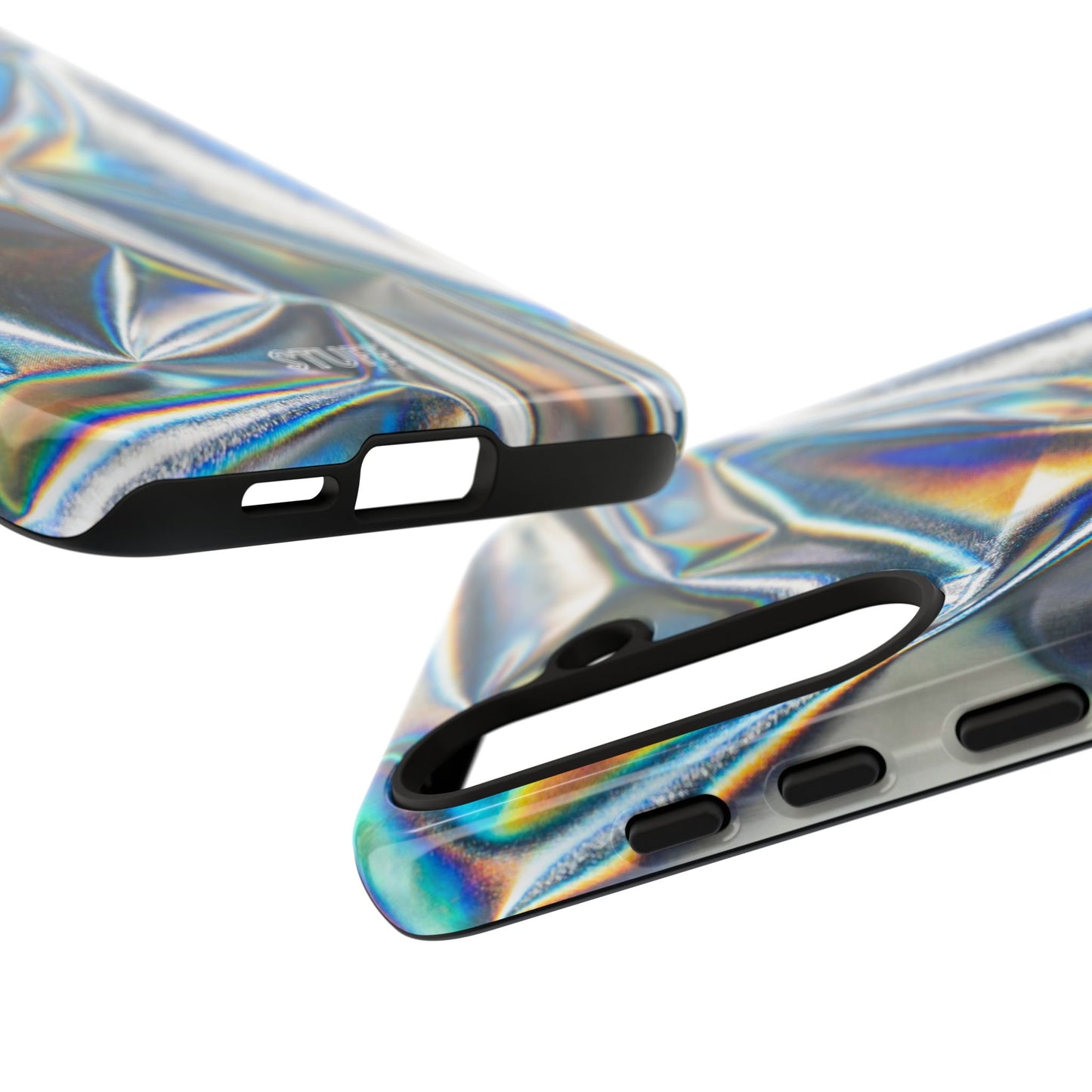 Metallic Case | Coque résistante double protection anti-choc - Effet Métallique