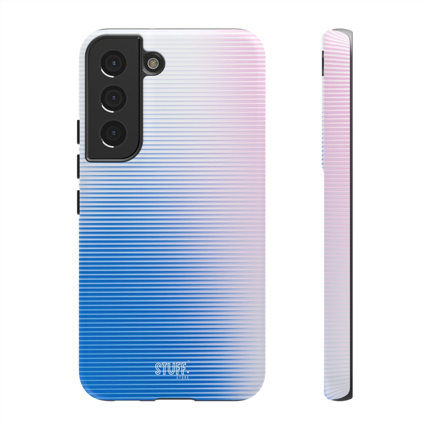 Gradient Case | Coque résistante double protection anti-choc - Dégradé Bleu & Rose