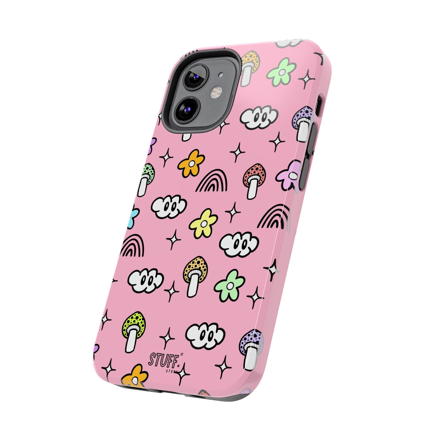 Pixie Case | Coque résistante double protection | Pixie Collection - Pink Matte Effect