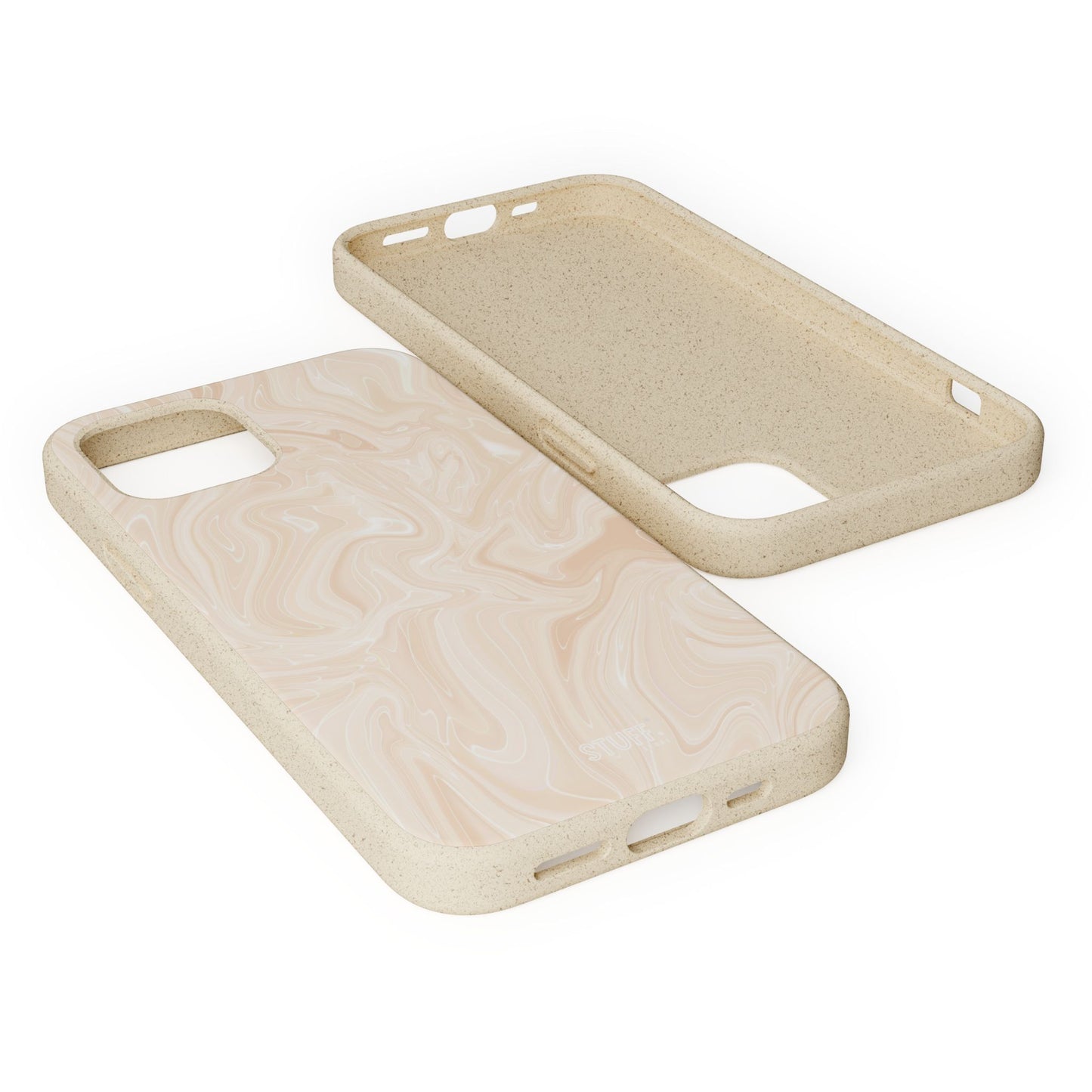 Liquid Marble Case | Coque Eco-Friendly en Bambou et Bioplastique Effet Marbré - Disponible avec Emballage Cadeau