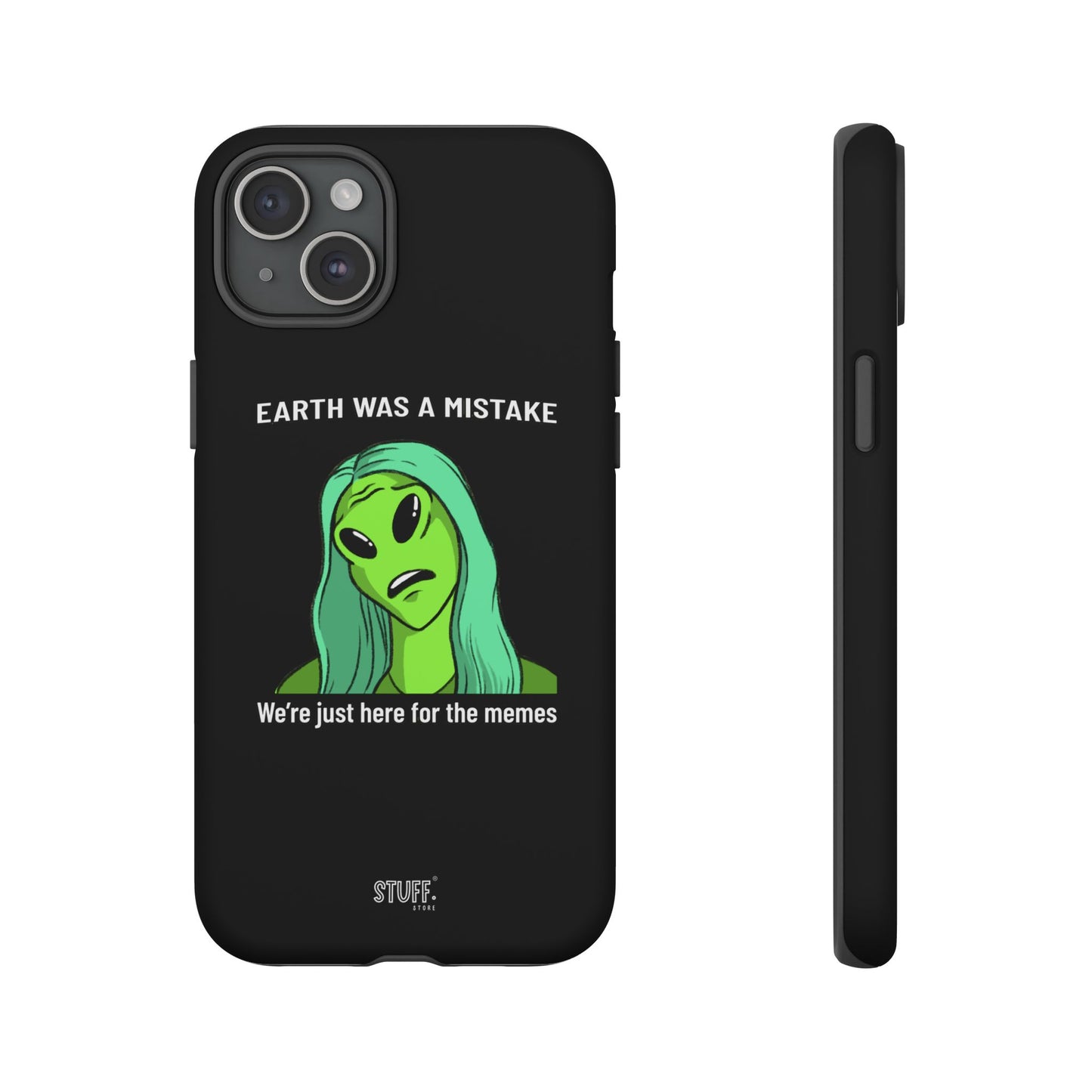 Meme Liking Alien Case | Coque résistante double protection pour les amateurs de Pop Culture