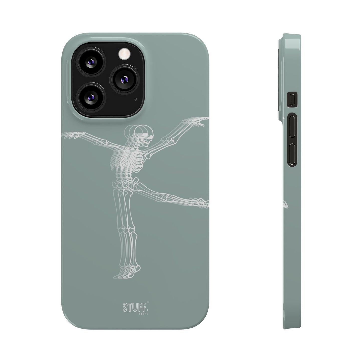 Bone-a-Rina | Coque slim durable et anti-chocs avec Design de Squelette Ballerine