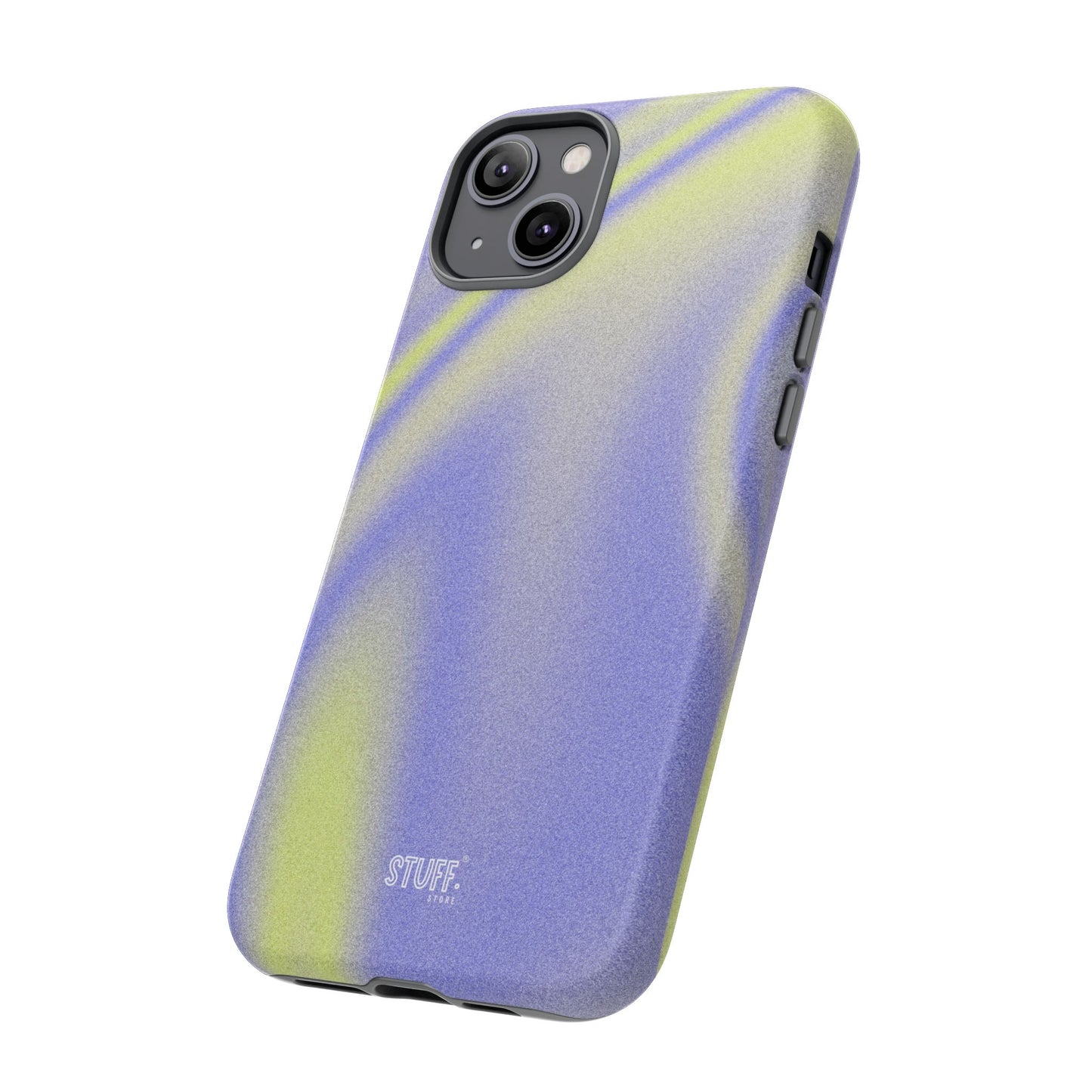 Vibrant Case | Coque résistante double protection anti-choc - Violet & Jaune