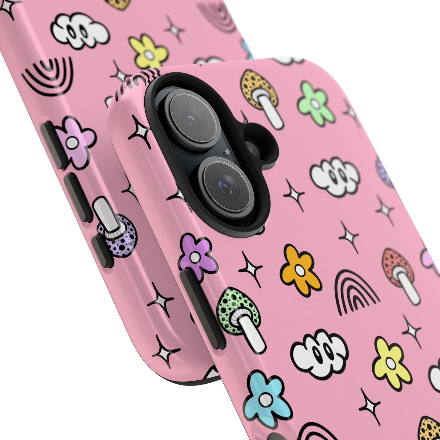 Pixie Case | Coque résistante double protection | Pixie Collection - Pink Matte Effect