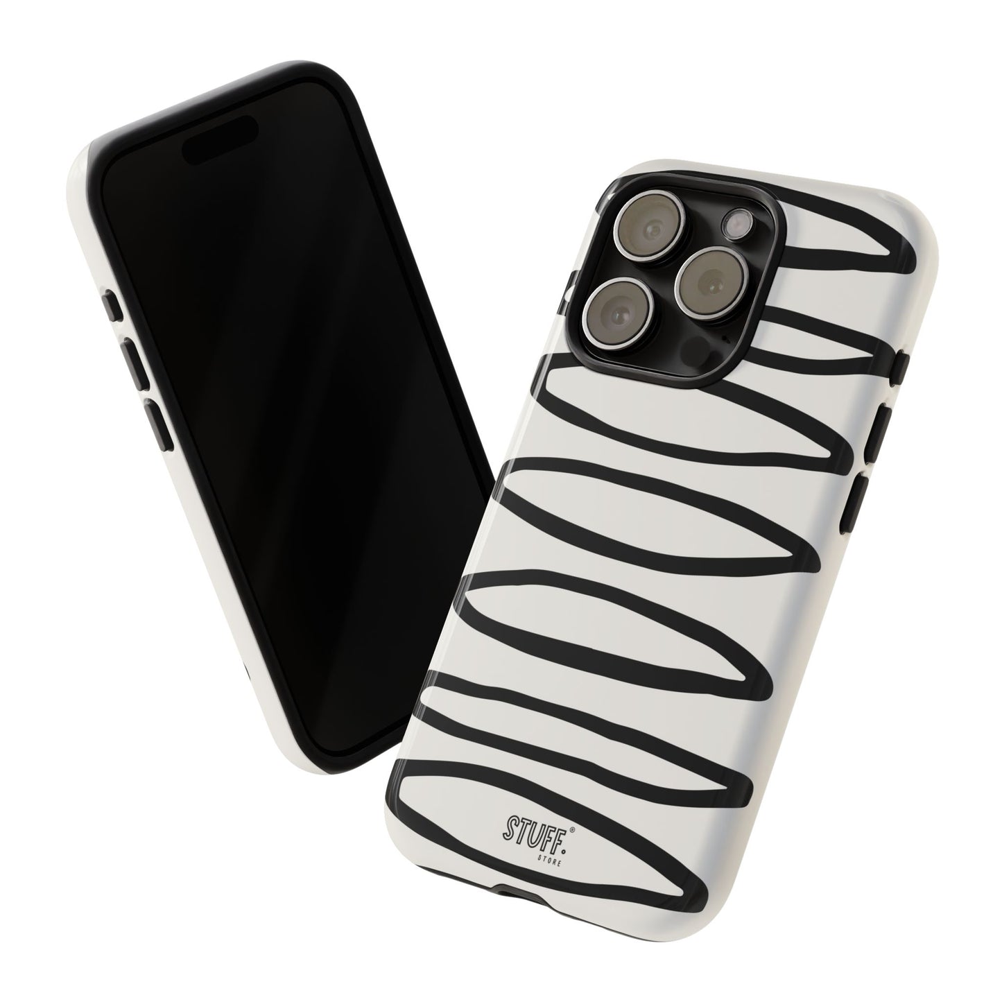 Loopy Case | Coque résistante double protection - Motif cercles abstraits
