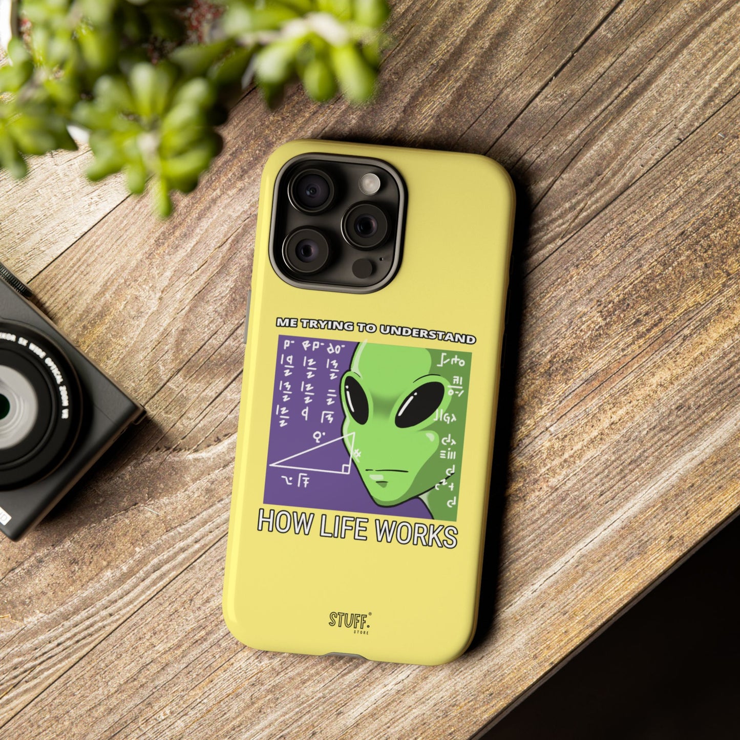 Confused Alien Case | Coque résistante Dual Protect anti-choc