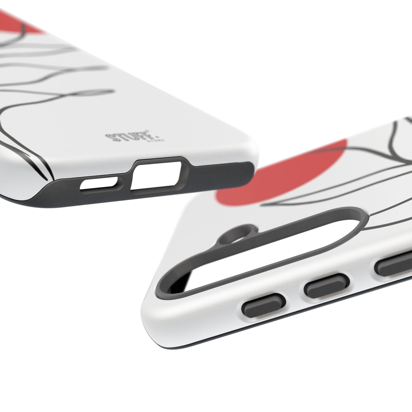 Red Sun Case | Coque résistante double protection avec Design Minimaliste