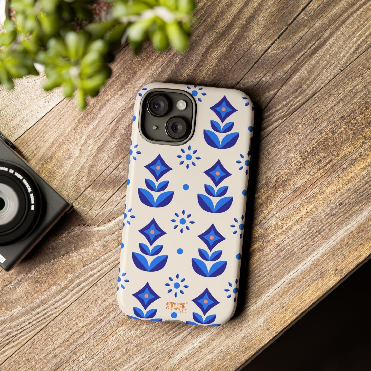 Floral Case | Coque résistante double protection avec Design Fleuri
