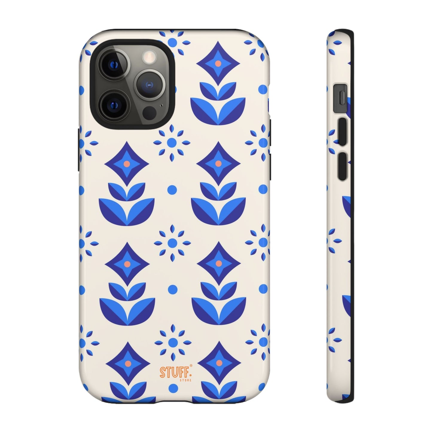 Floral Case | Coque résistante double protection avec Design Fleuri