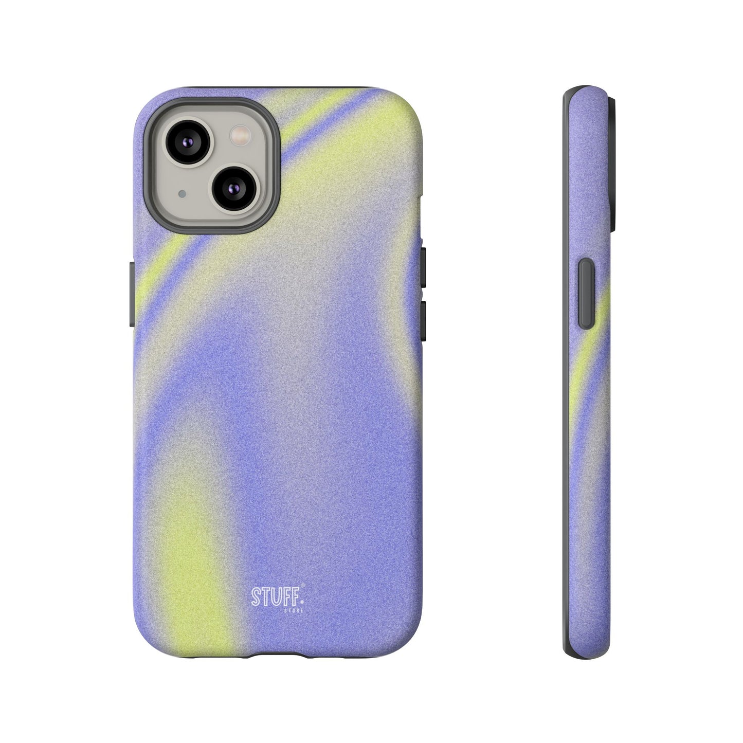 Vibrant Case | Coque résistante double protection anti-choc - Violet & Jaune