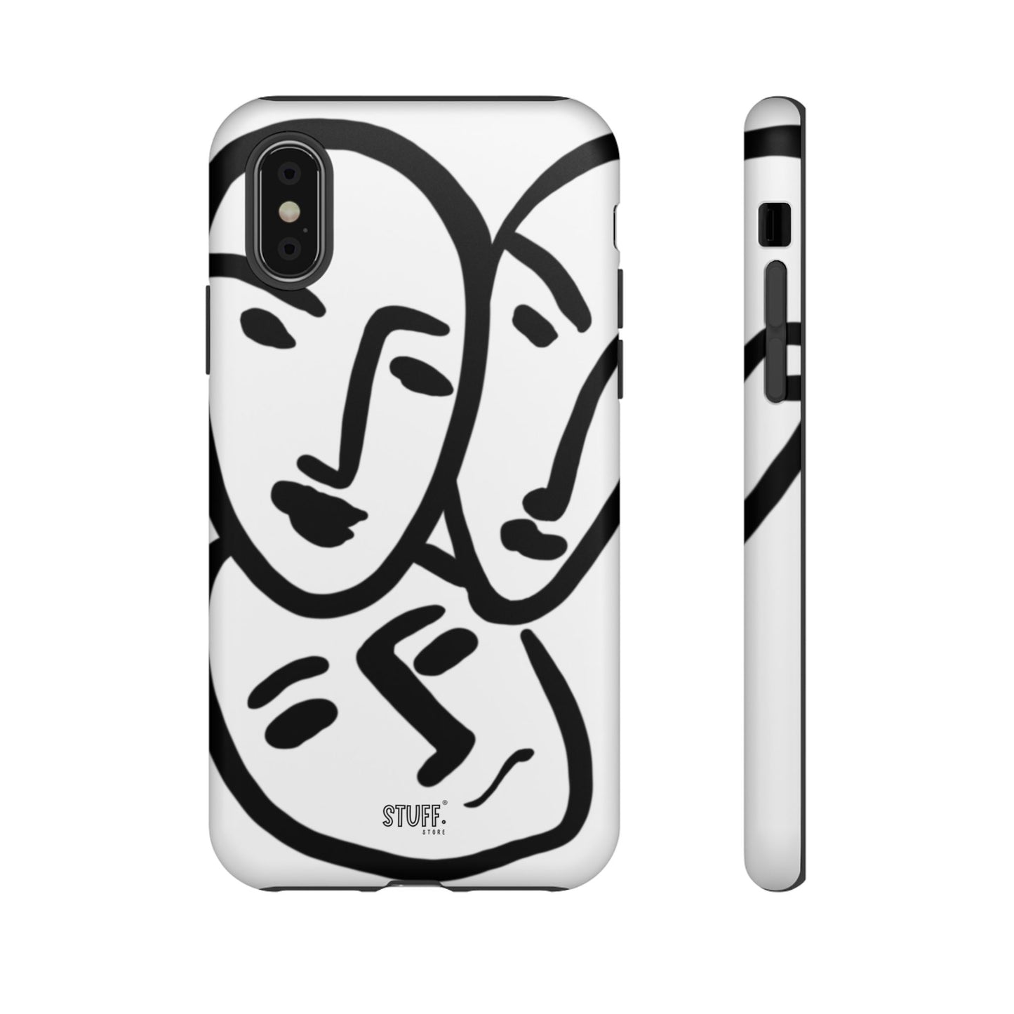Les Trois Visages | Coque résistante double protection — inspiration Matisse