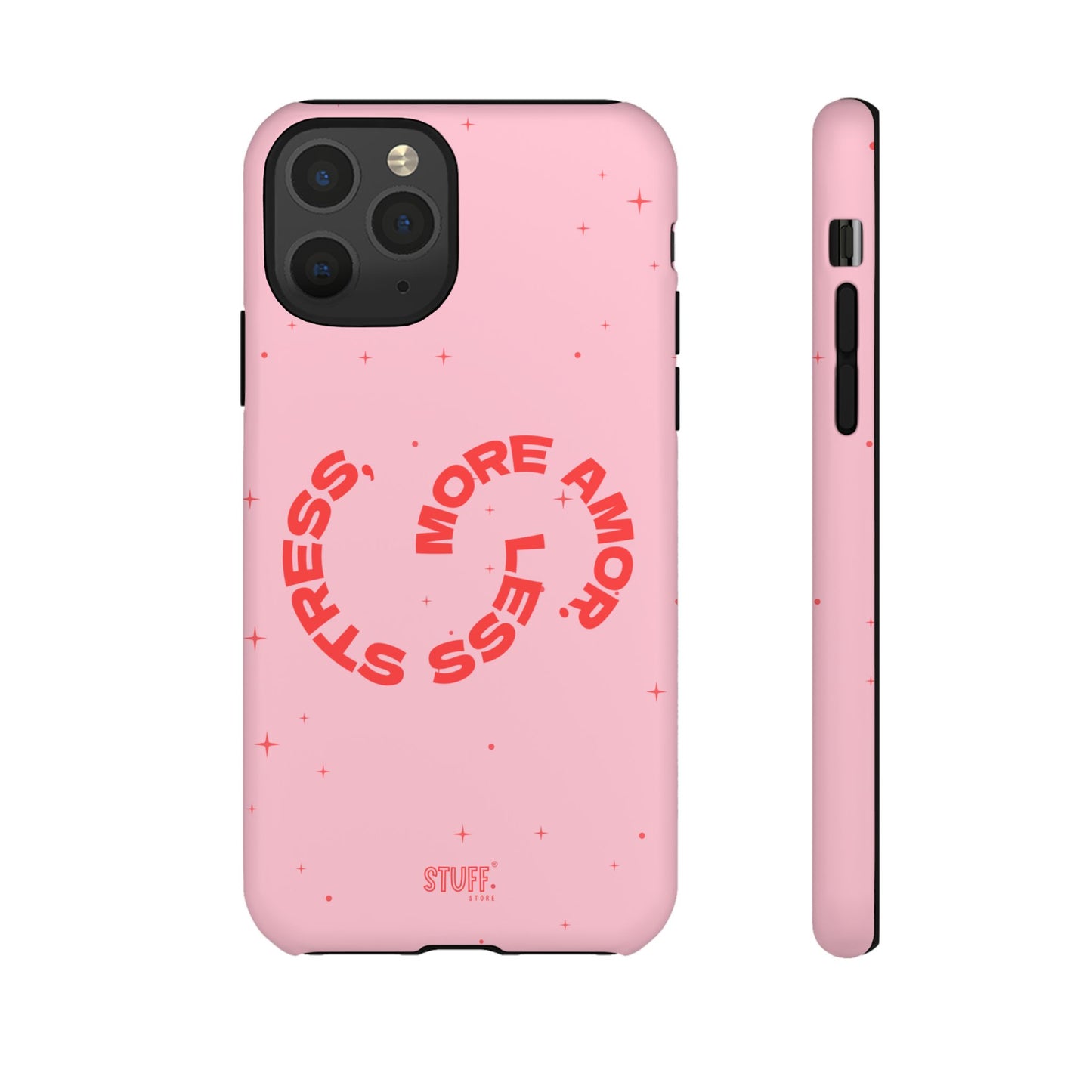 More Amor Case | Coque résistante double protection avec phrase Bienveillante