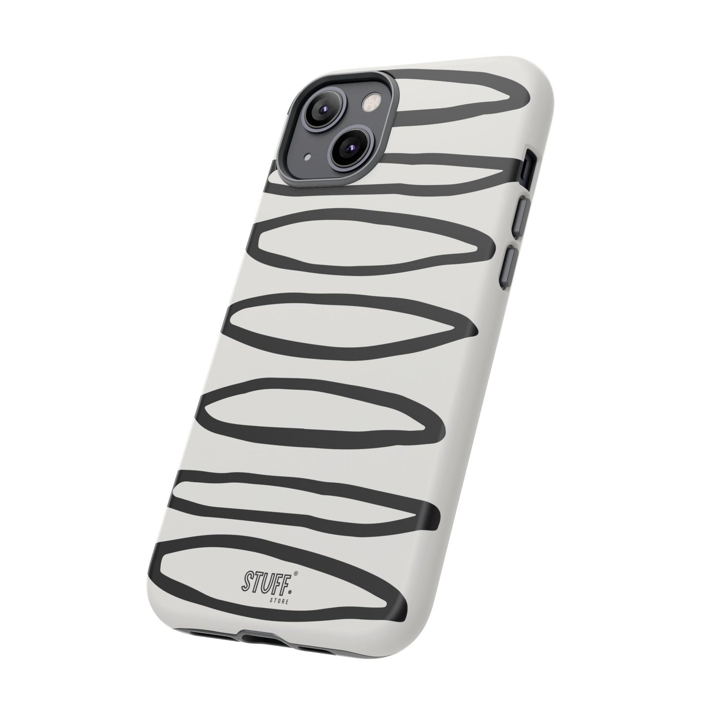 Loopy Case | Coque résistante double protection - Motif cercles abstraits