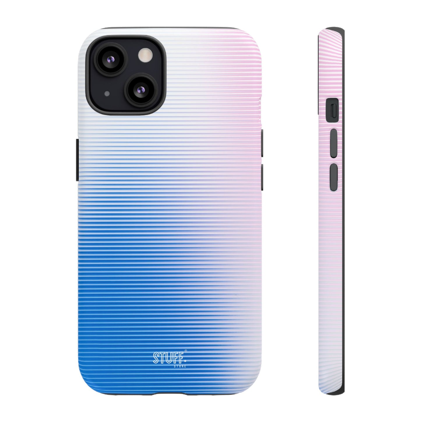 Gradient Case | Coque résistante double protection anti-choc - Dégradé Bleu & Rose