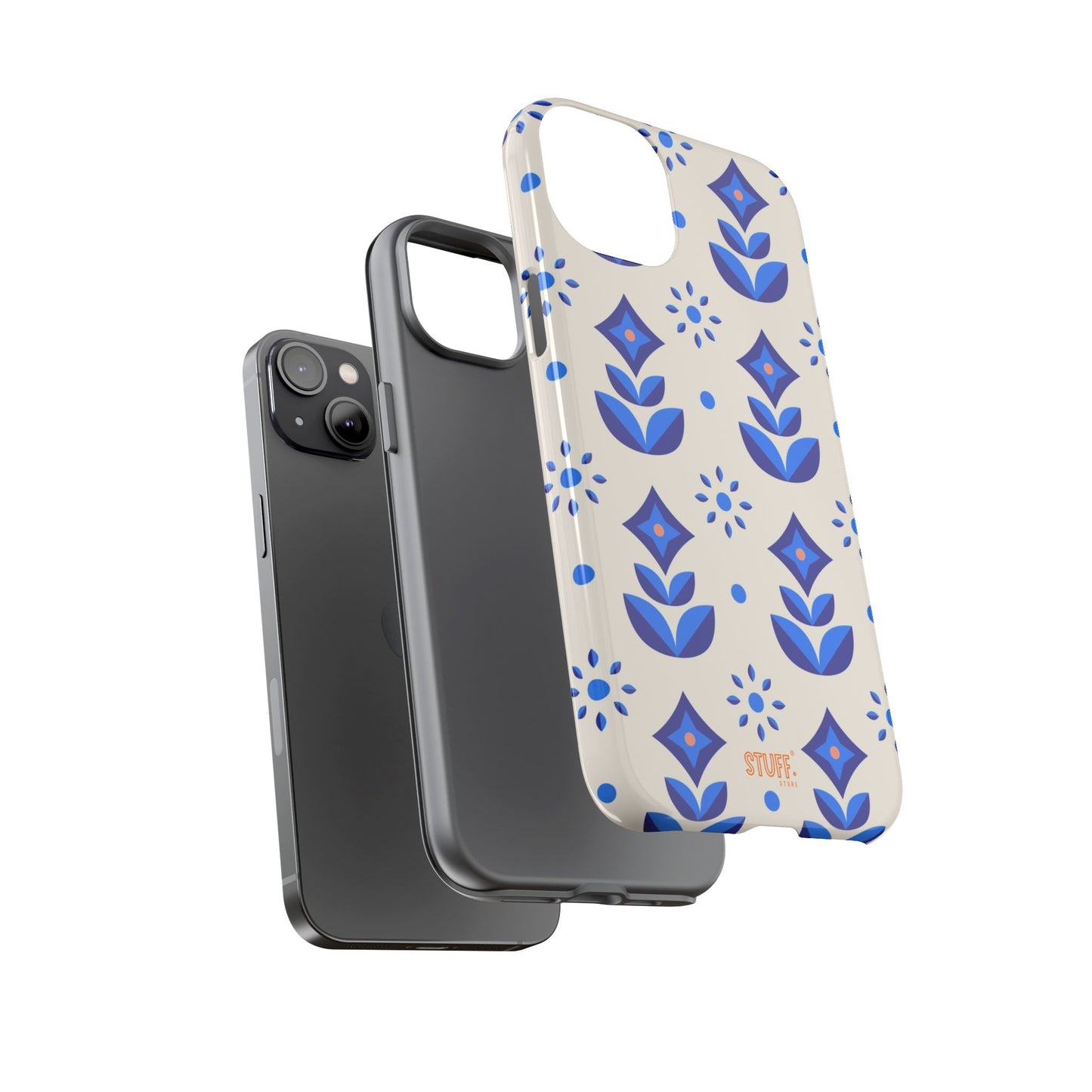 Floral Case | Coque résistante double protection avec Design Fleuri