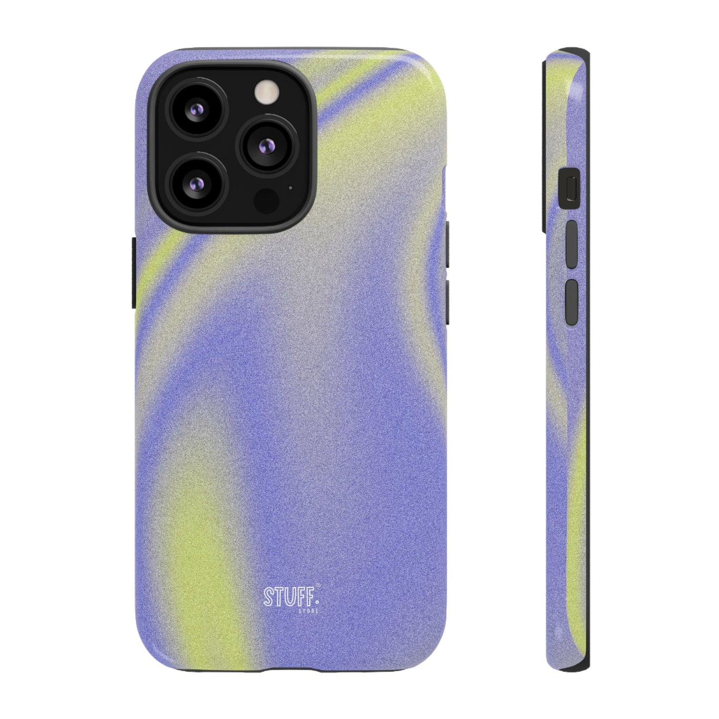 Vibrant Case | Coque résistante double protection anti-choc - Violet & Jaune