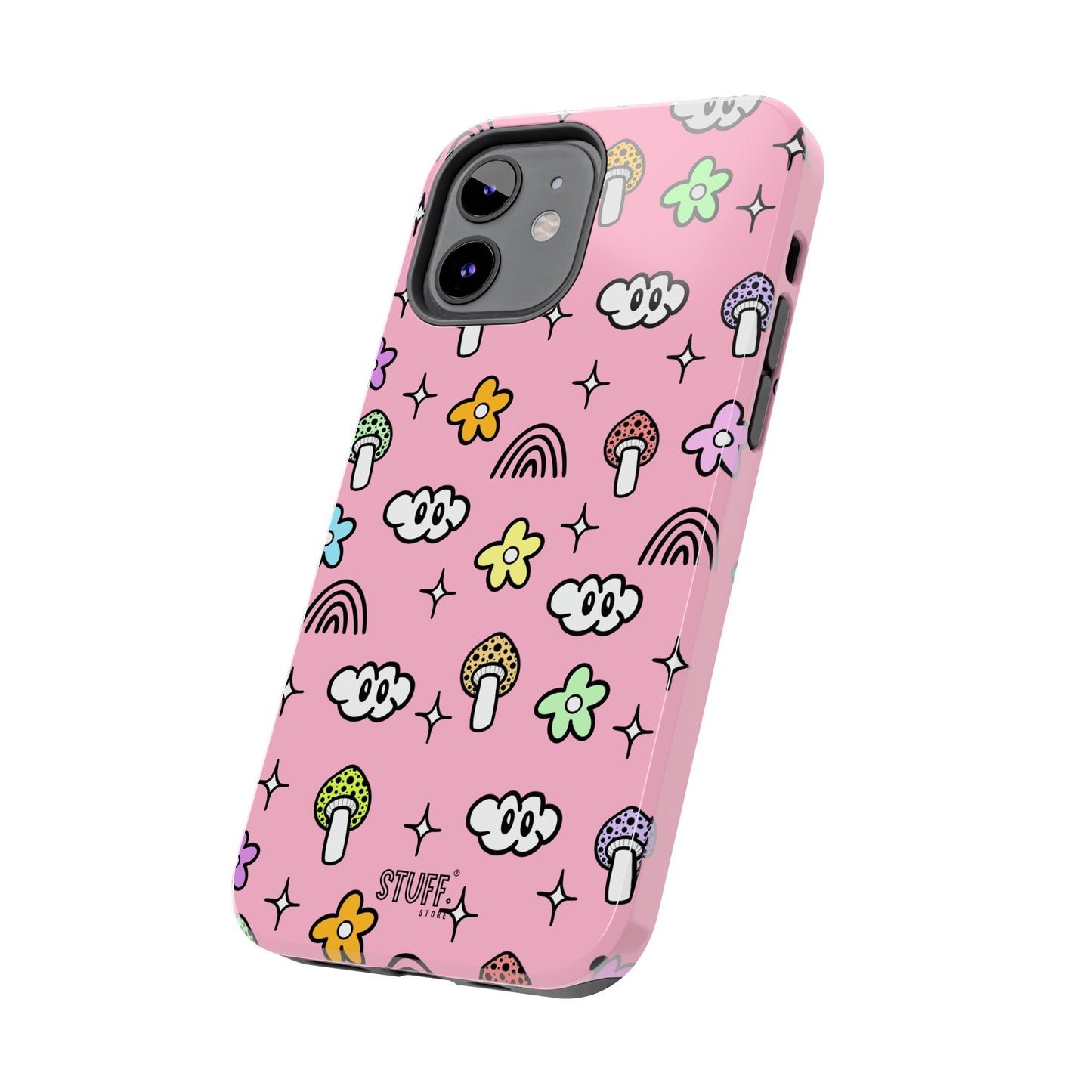 Pixie Case | Coque résistante double protection | Pixie Collection - Pink Matte Effect