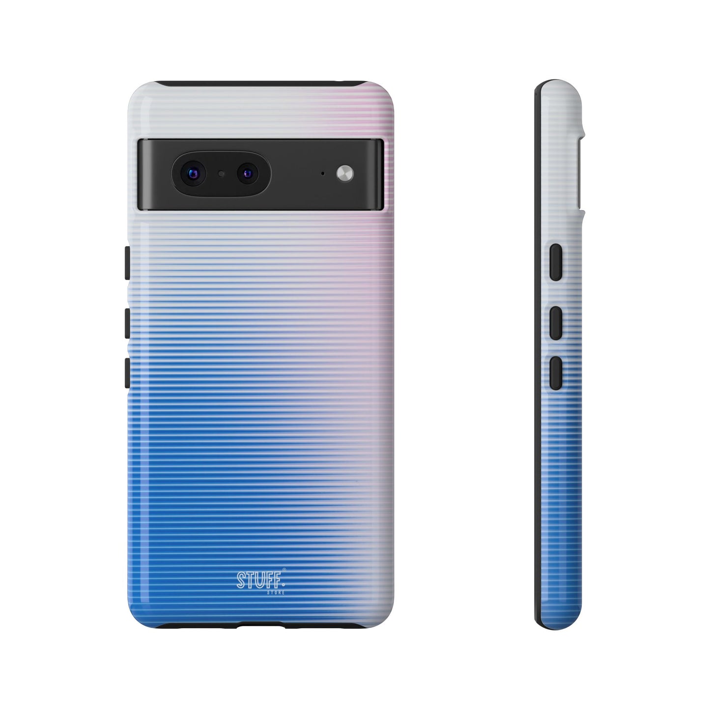 Gradient Case | Coque résistante double protection anti-choc - Dégradé Bleu & Rose