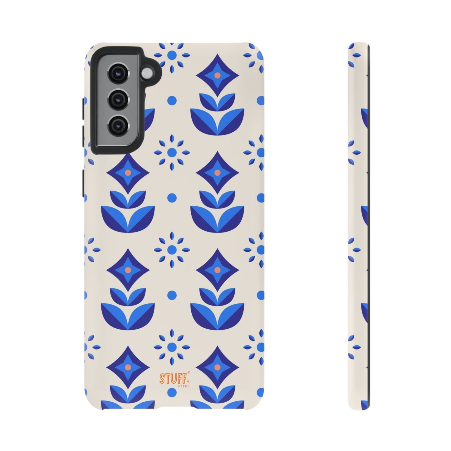 Floral Case | Coque résistante double protection avec Design Fleuri