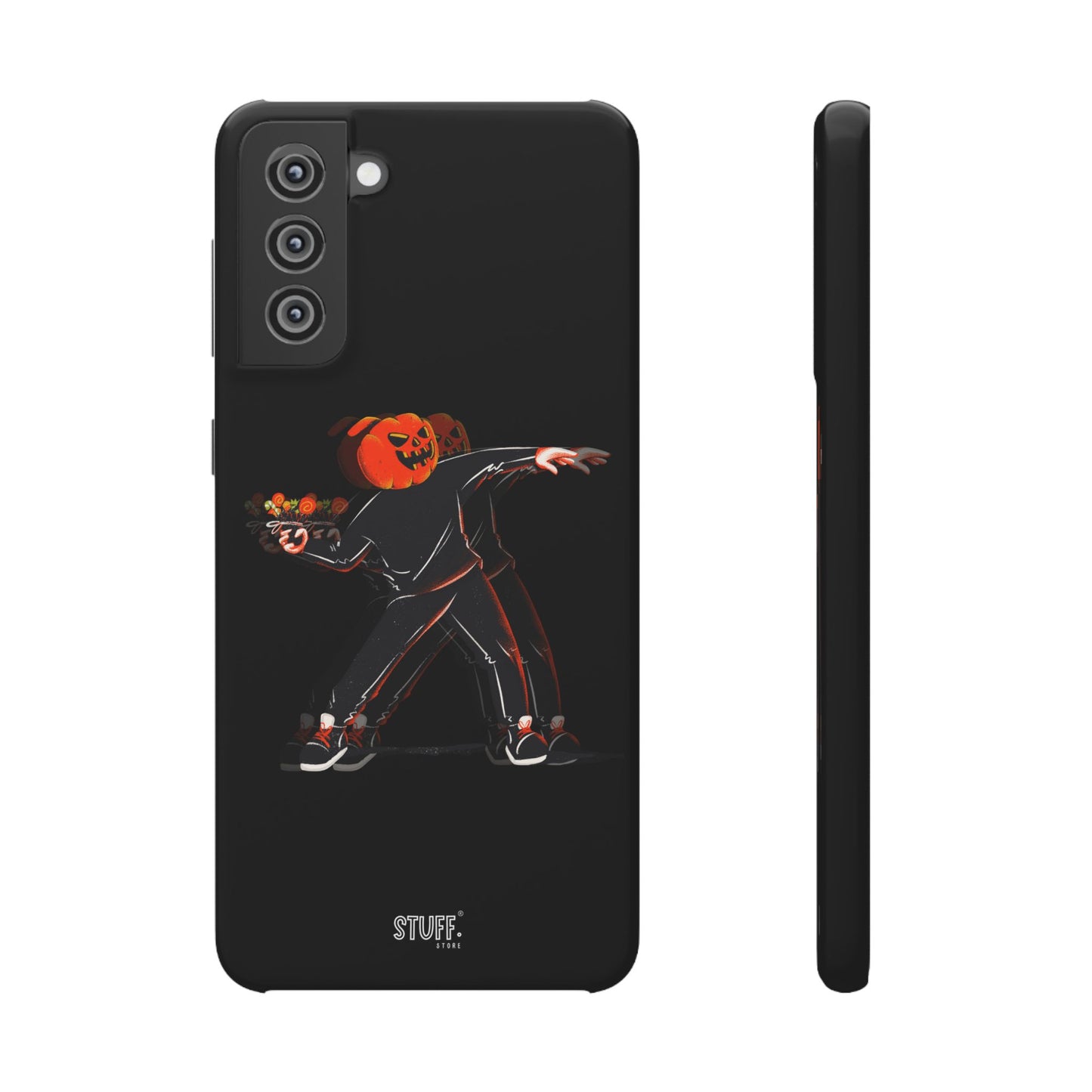 Pumpksy | Coque snap légère et résistante inspiration Banksy – Noir
