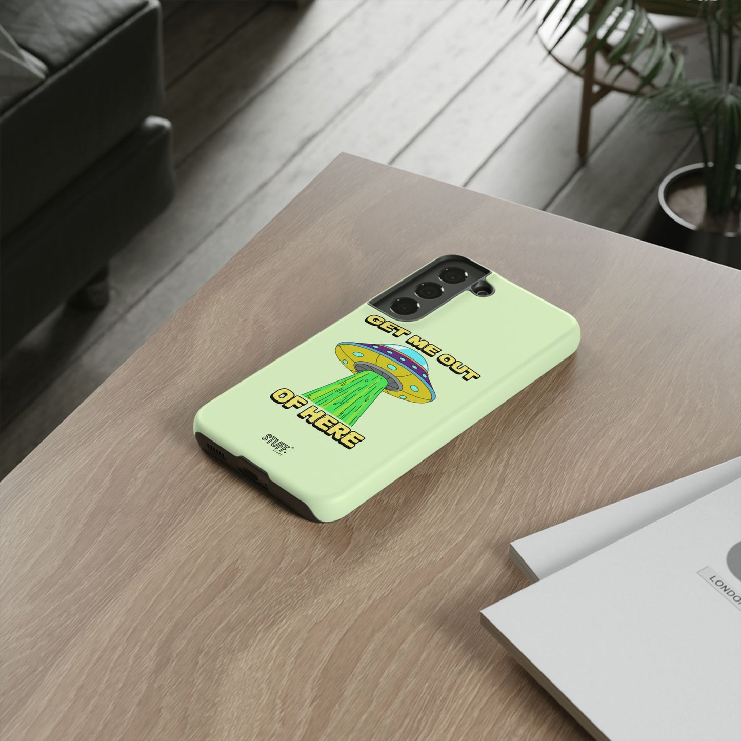 Get Me Out of Here | Coque résistante anti-choc — Vert Menthe