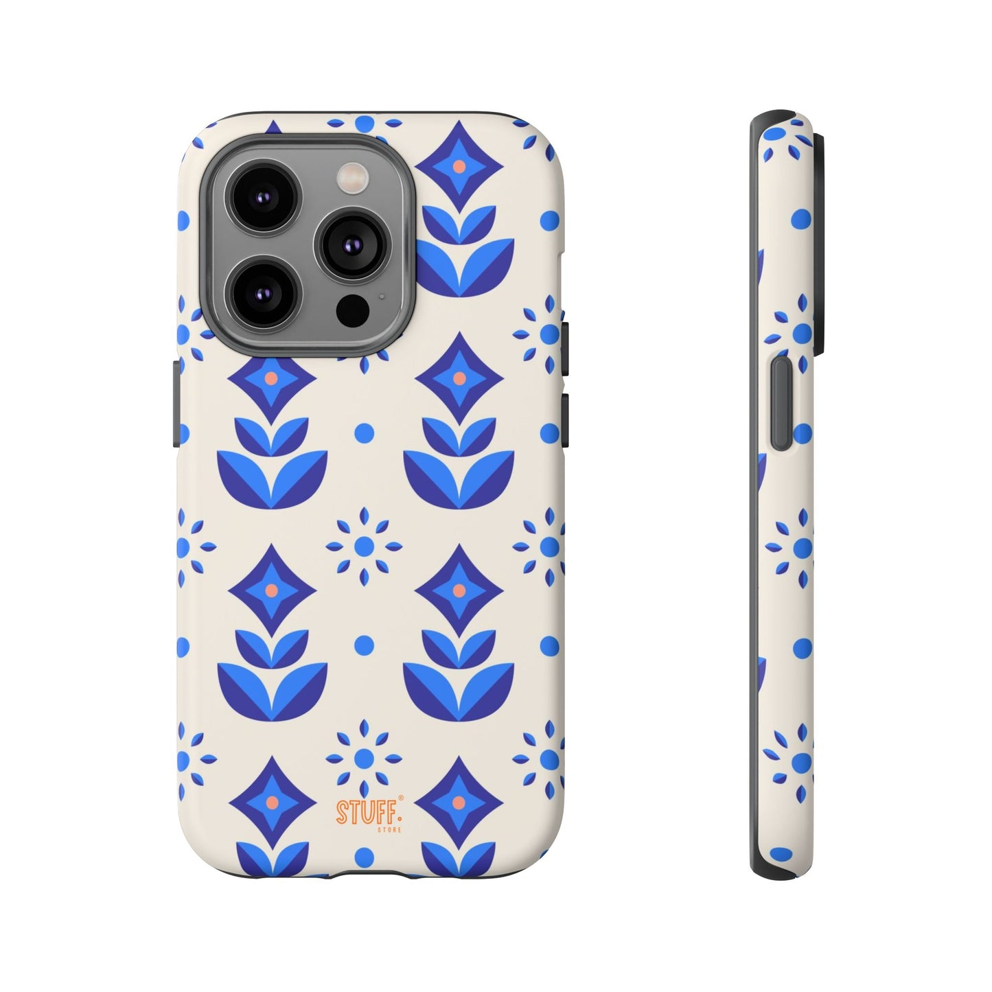 Floral Case | Coque résistante double protection avec Design Fleuri