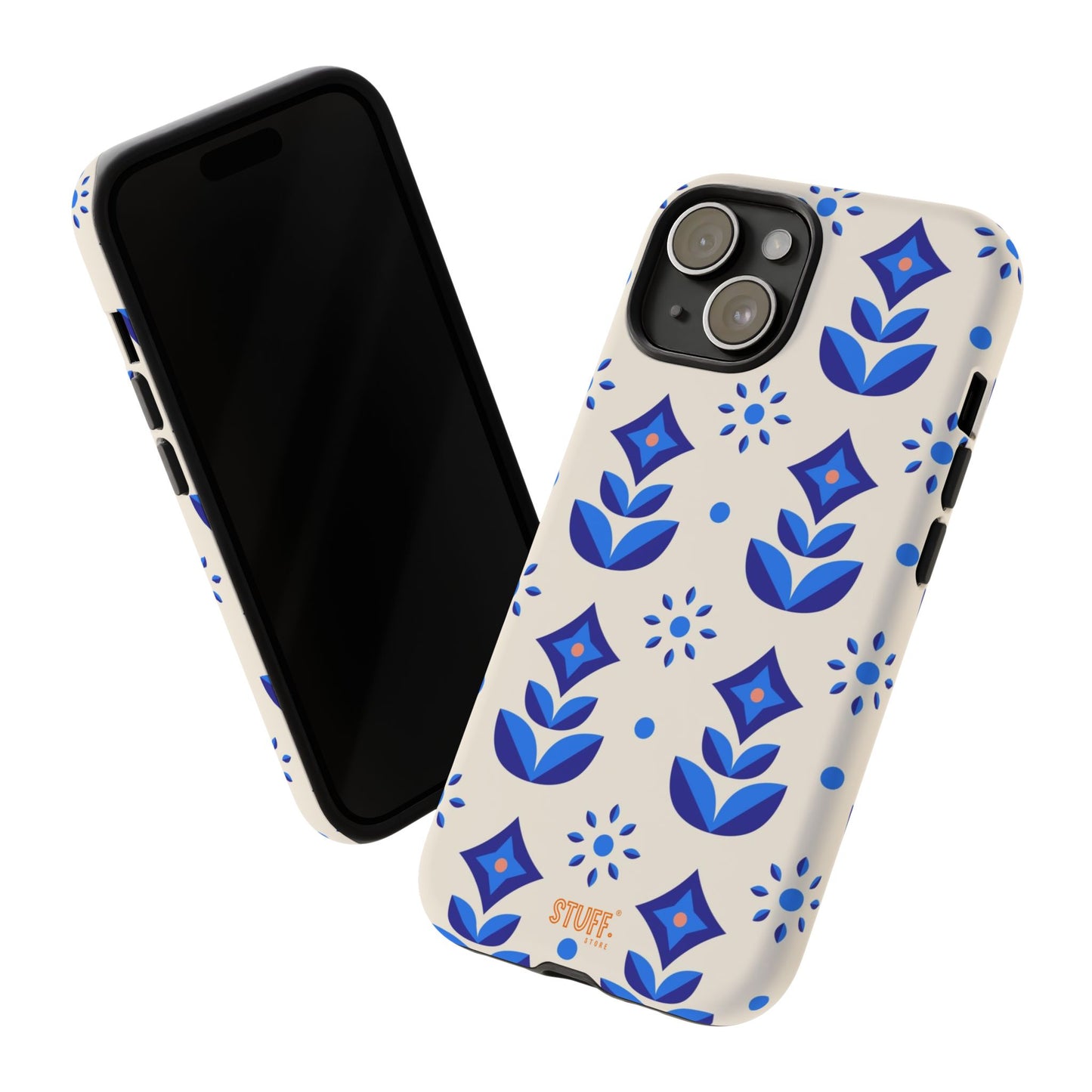 Floral Case | Coque résistante double protection avec Design Fleuri