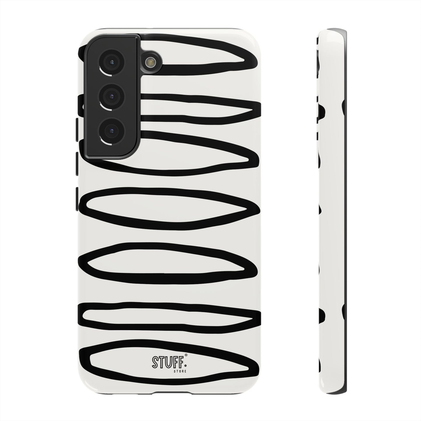 Loopy Case | Coque résistante double protection - Motif cercles abstraits