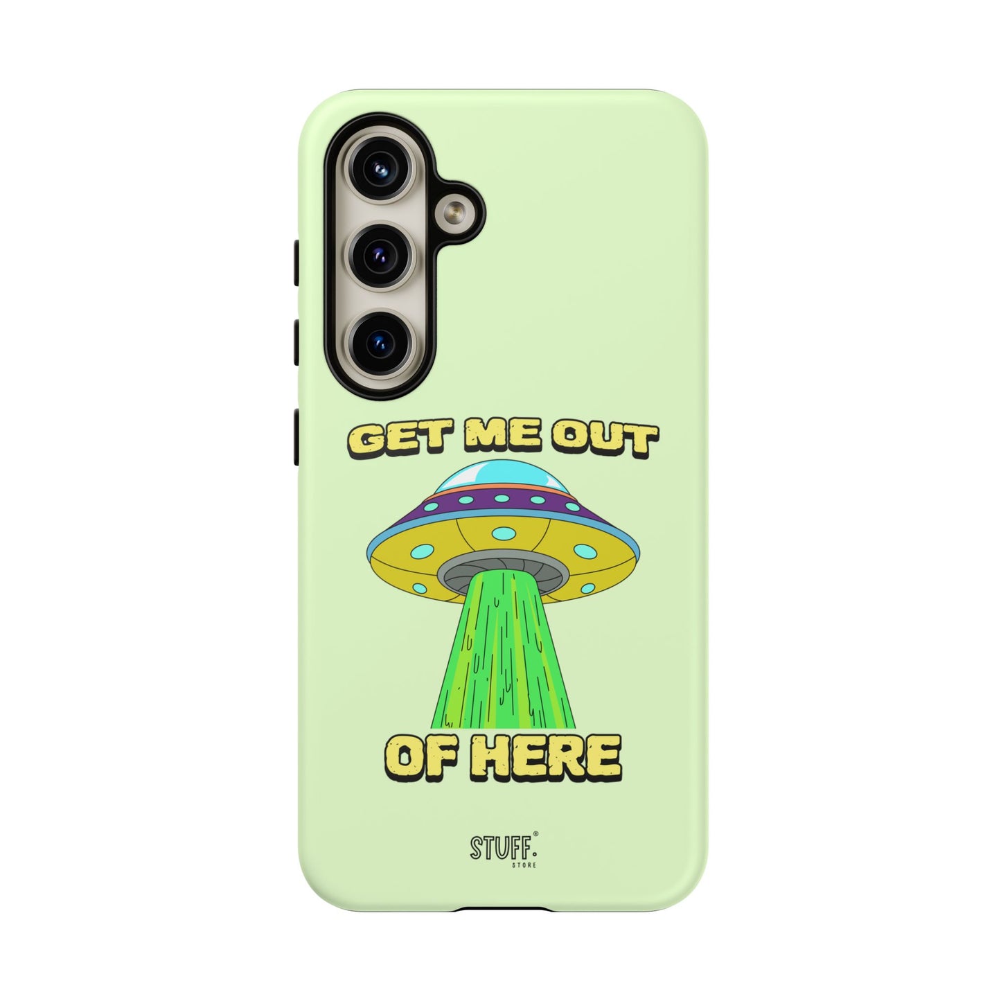 Get Me Out of Here | Coque résistante anti-choc — Vert Menthe