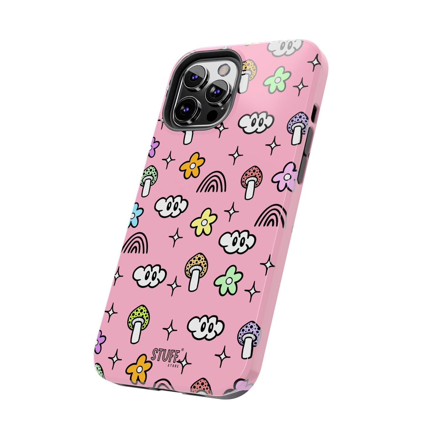 Pixie Case | Coque résistante double protection | Pixie Collection - Pink Matte Effect