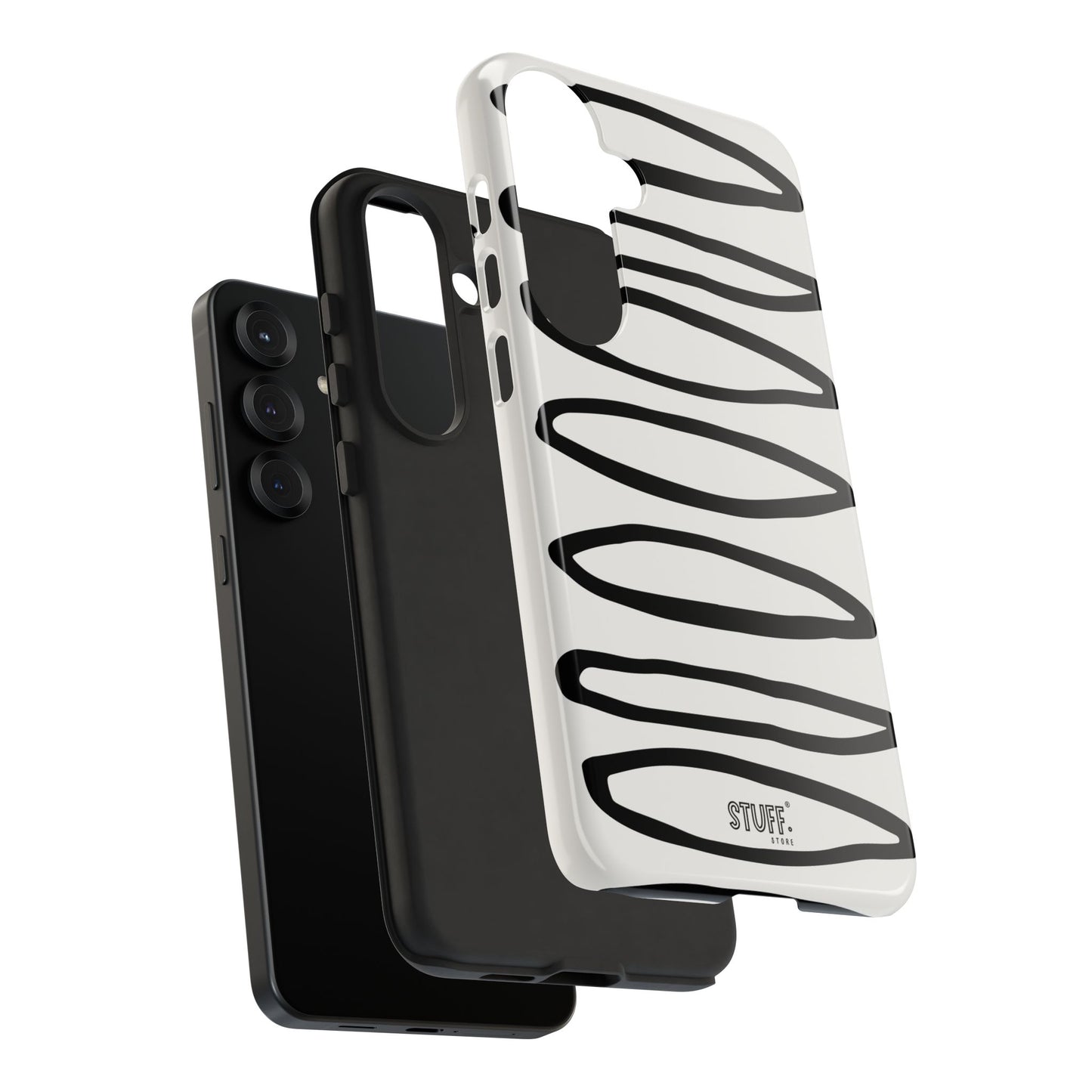 Loopy Case | Coque résistante double protection - Motif cercles abstraits
