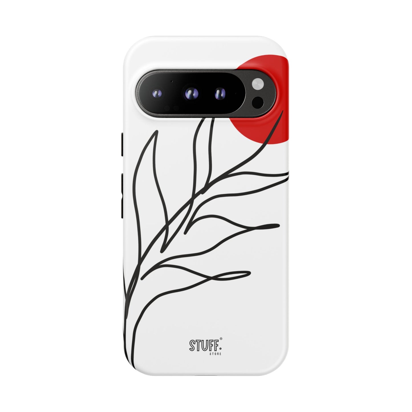 Red Sun Case | Coque résistante double protection avec Design Minimaliste