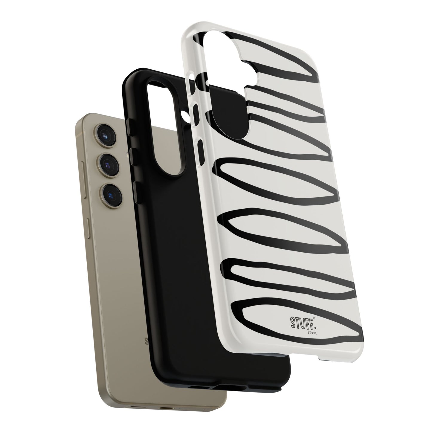 Loopy Case | Coque résistante double protection - Motif cercles abstraits