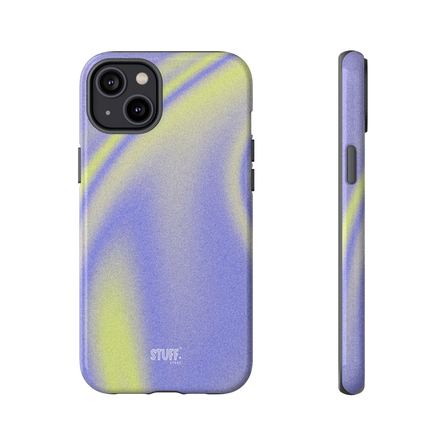 Vibrant Case | Coque résistante double protection anti-choc - Violet & Jaune