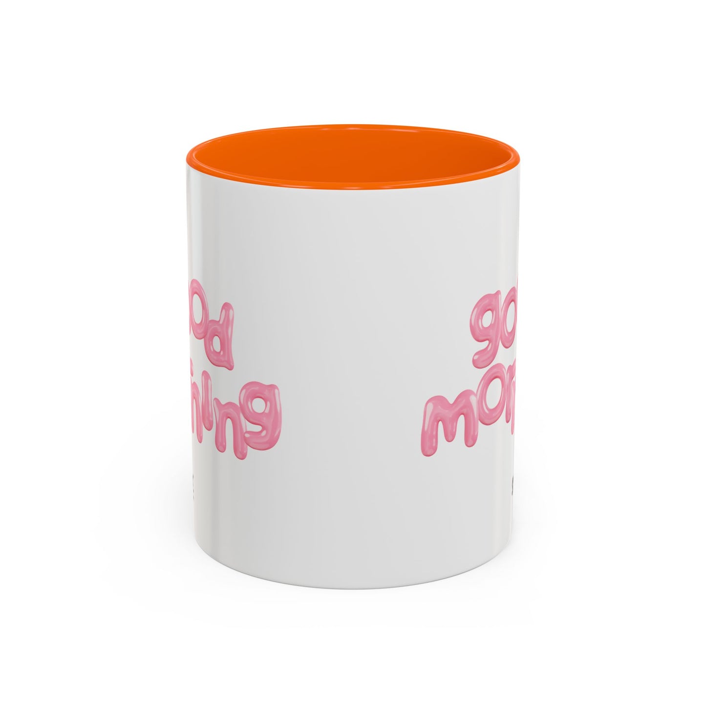 Balloon Cup | Two-tone ceramic mug with "balloon" lettering - 330ml