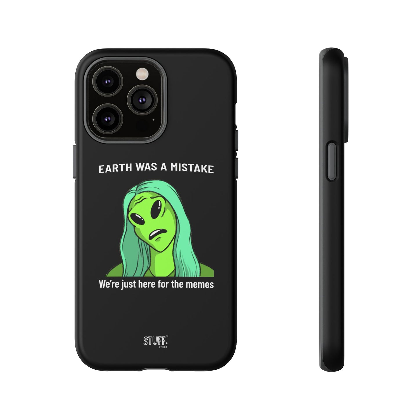 Meme Liking Alien Case | Coque résistante double protection pour les amateurs de Pop Culture
