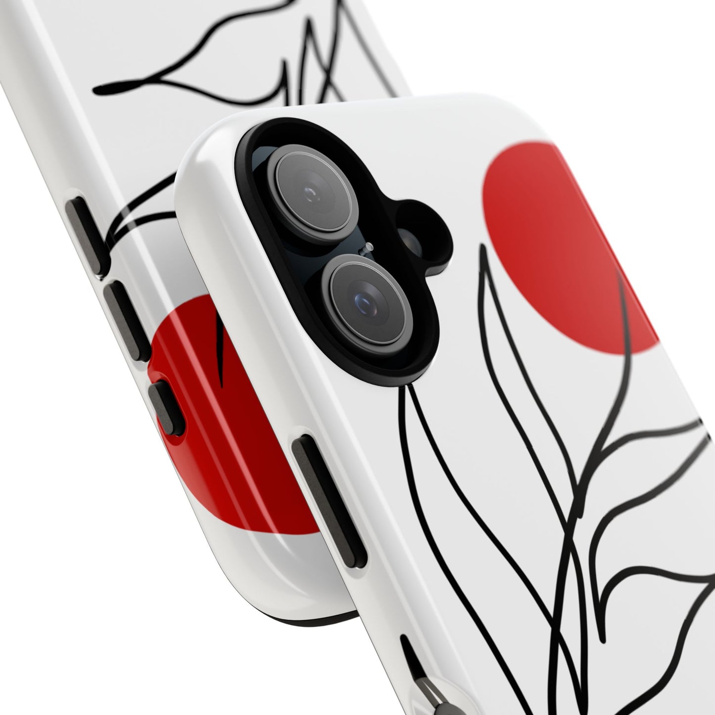 Red Sun Case | Coque résistante double protection avec Design Minimaliste
