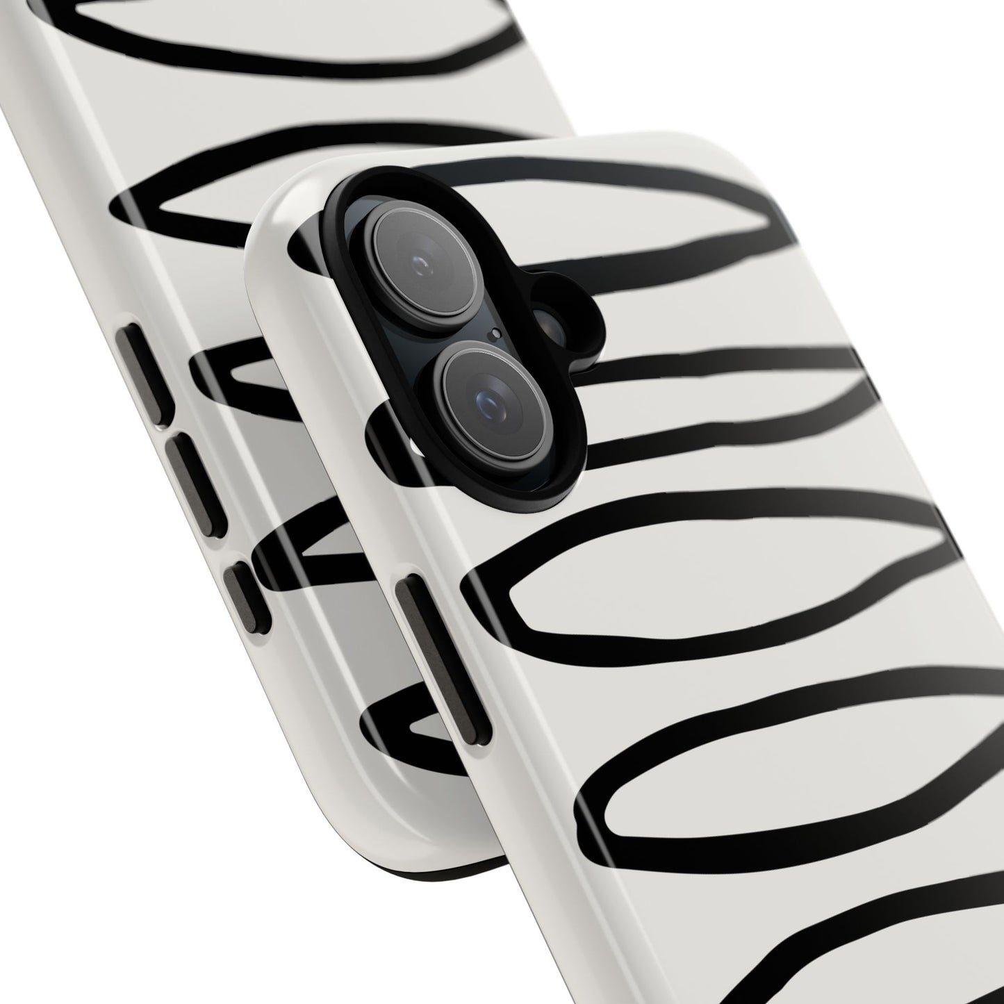 Loopy Case | Coque résistante double protection - Motif cercles abstraits