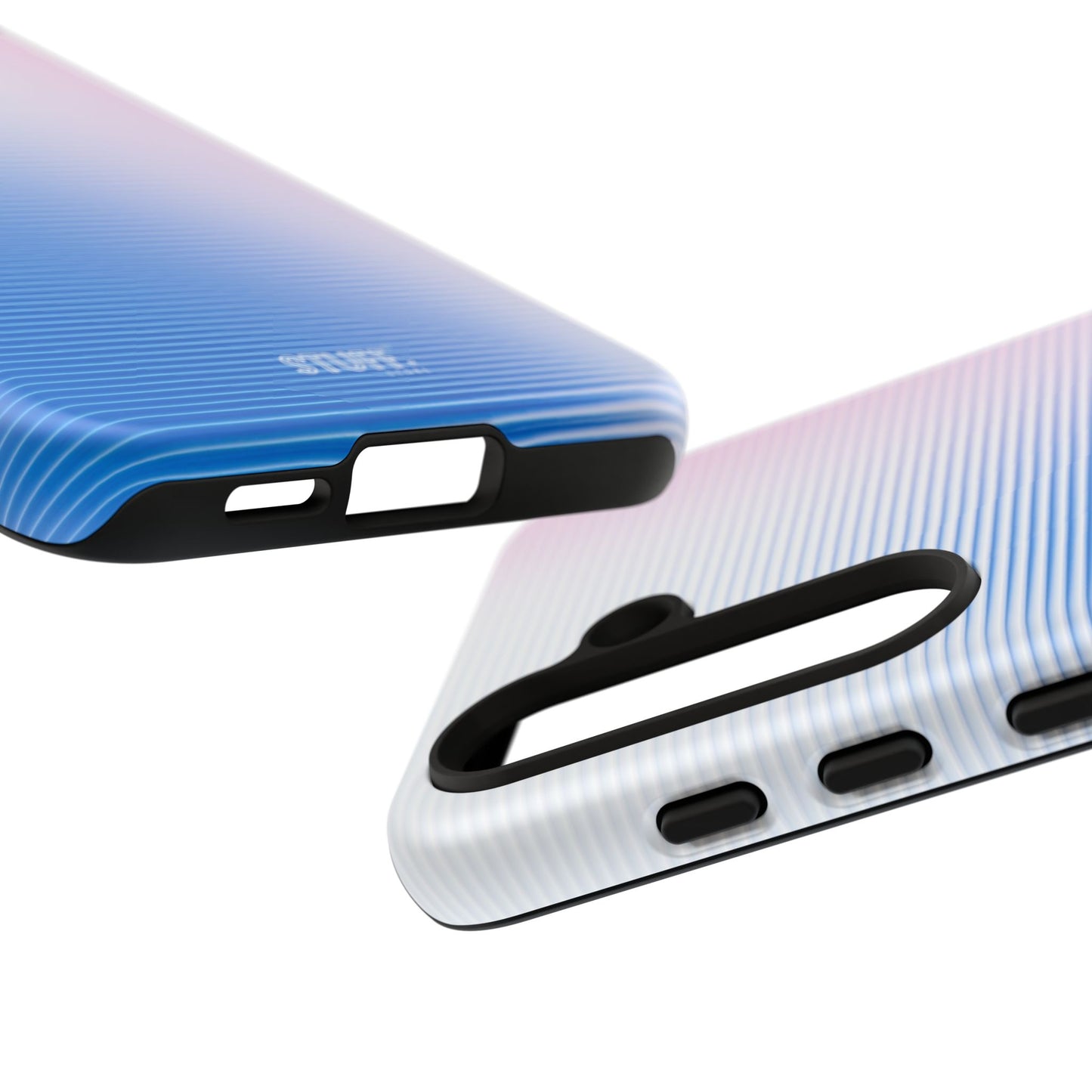 Gradient Case | Coque résistante double protection anti-choc - Dégradé Bleu & Rose