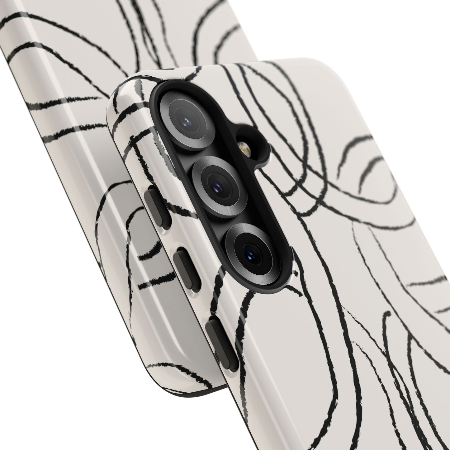 Doodly Case | Coque résistante double protection avec Design Gribouillis Minimaliste