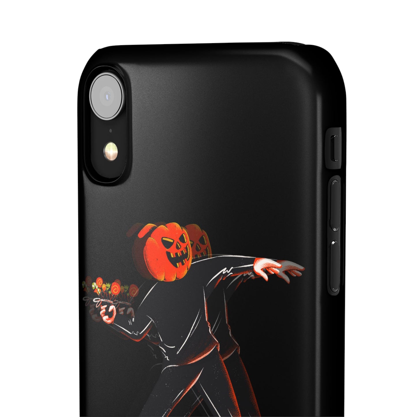Pumpksy | Coque snap légère et résistante inspiration Banksy – Noir
