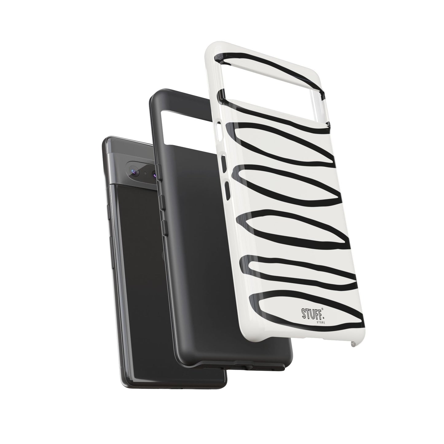 Loopy Case | Coque résistante double protection - Motif cercles abstraits