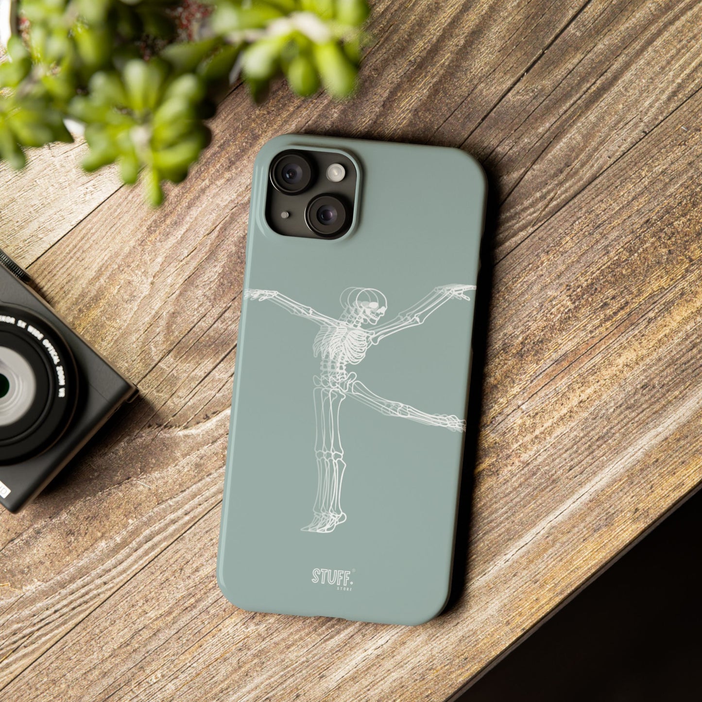 Bone-a-Rina | Coque slim durable et anti-chocs avec Design de Squelette Ballerine