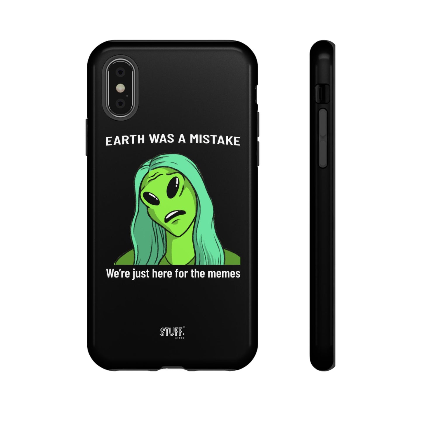 Meme Liking Alien Case | Coque résistante double protection pour les amateurs de Pop Culture